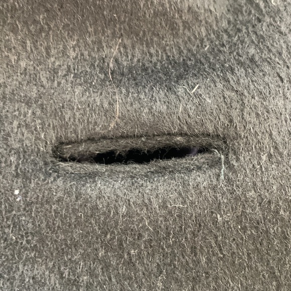 Vintage 60’s Long Coat, Real Fur Collar, Sz M - Picture 14 of 16